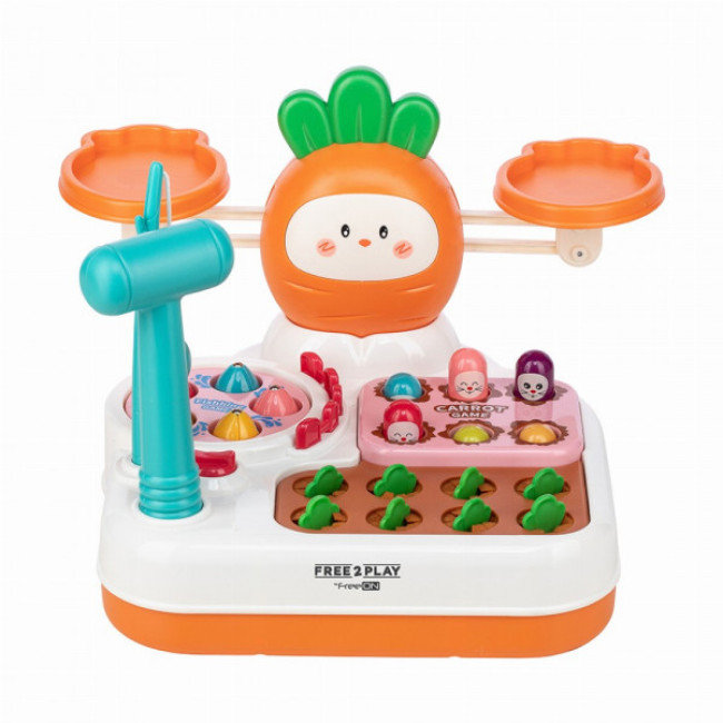 Free2Play Παιδικό Διασκεδαστικό Καρότο 4 Σε 1
