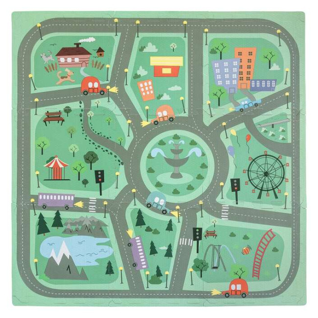 Free2Play Παζλ Χαλάκι 9 Τεμαχίων Road