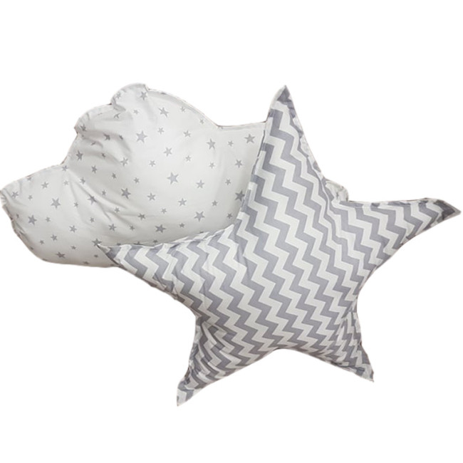 Funna Baby Σετ Διακοσμητικά Μαξιλαράκια Paloma Grey