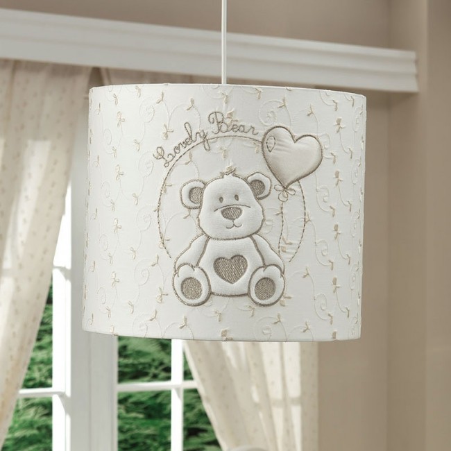 Funna Baby Φωτιστικό Οροφής Lovely Bear Cream