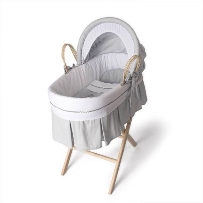 Funna Baby Καλαθούνα Με Δώρο Την Ξύλινη Βάση Toys Grey