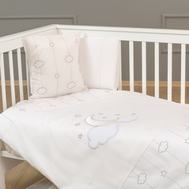 Funna Baby Σετ Σεντόνια Κούνιας 3 τμχ. Luna Chic