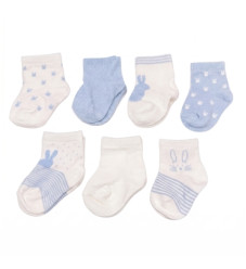 Gamberritos Καλτσάκια Newborn Σετ 7τμχ. Σιέλ