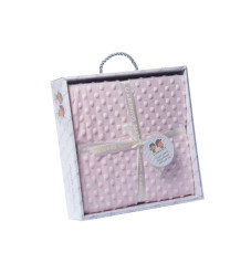 Gamberritos Κουβέρτα Microfiber 80x110εκ. Ροζ 
