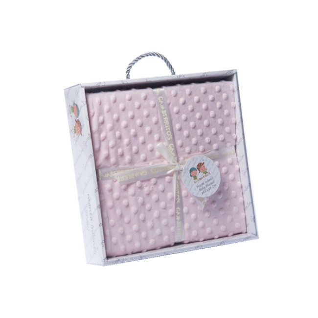 Gamberritos Κουβέρτα Microfiber 80x110εκ. Ροζ 