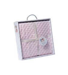Gamberritos Κουβέρτα Microfiber 110x140εκ. Ροζ