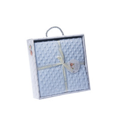 Gamberritos Κουβέρτα Microfiber 80x110εκ. Σιέλ 