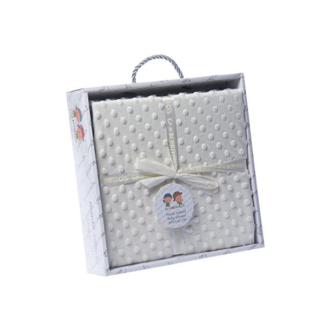 Gamberritos Κουβέρτα Microfiber Μπεζ 110x140εκ.