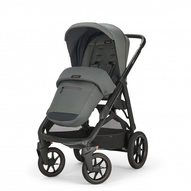 Inglesina Καρότσι Aptica XT Σκελετός Total Black Taiga Green