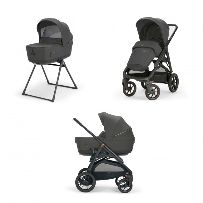 Inglesina Πολυκαρότσι Aptica XT Duo Magnet Grey + Black Σκελετός