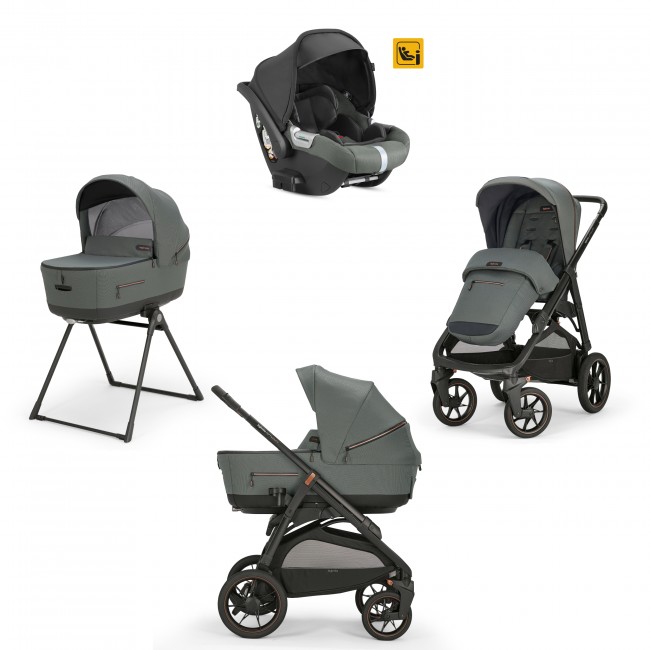 Inglesina Πολυκαρότσι Aptica XT Quattro Darwin Taiga Green + Black Σκελετός