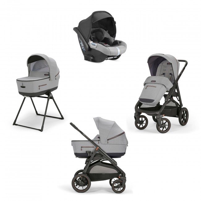 Inglesina Πολυκαρότσι Aptica XT Quattro Cab Horizon Grey + Black Σκελετός