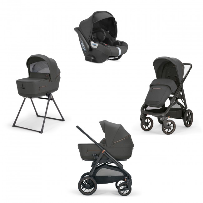 Inglesina Πολυκαρότσι Aptica XT Quattro Cab Magnet Grey + Black Σκελετός