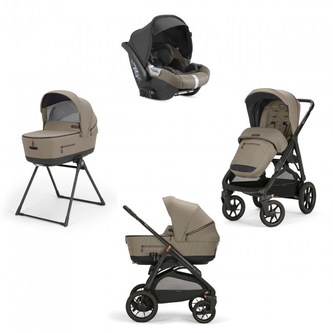 Inglesina Πολυκαρότσι Aptica XT Quattro Cab Tuareg Beige + Black Σκελετός