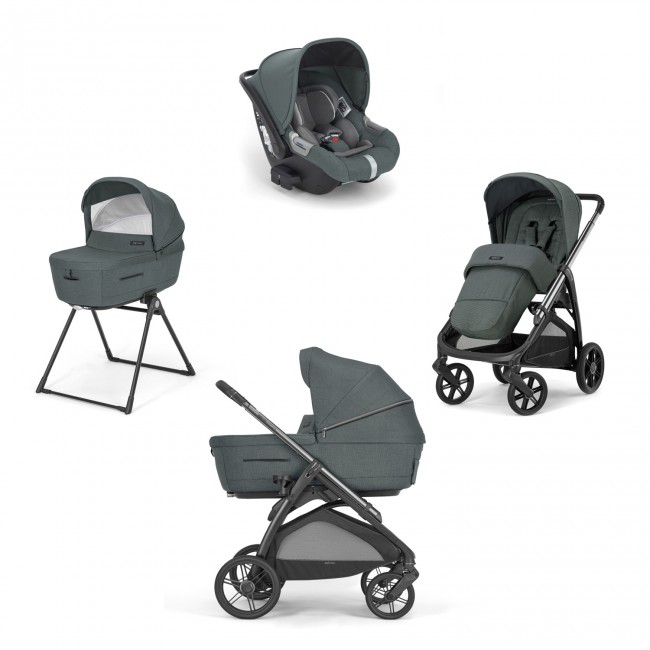 Inglesina Πολυκαρότσι Aptica Quattro Cab Emerald Green + Litio Black Σκελετός