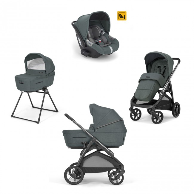 Inglesina Πολυκαρότσι Aptica Quattro Darwin Emerald Green + Litio Black Σκελετός