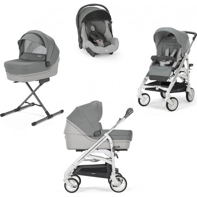 Inglesina Πολυκαρότσι Trilogy Cayman Silver + City Titanium Σκελετός