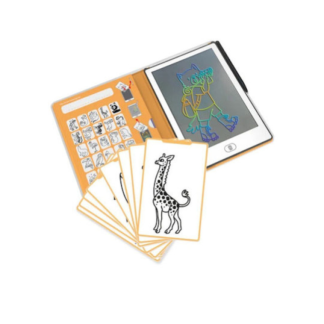 Kidywolf Tablet Ζωγραφικής με Οθόνη LCD (30 κάρτες)- Animals