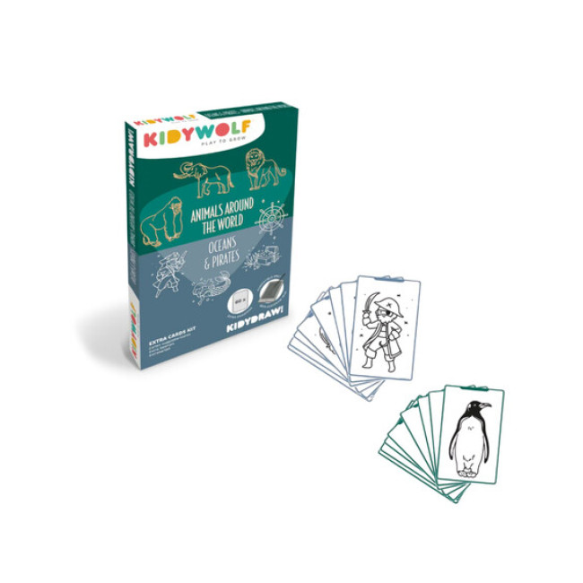 Kidywolf 60 Κάρτες για τα Mini Tablet Ζωγραφικής με Θέμα Kidywolf 60 Κάρτες για τα Mini Tablet Ζωγραφικής με Θέμα