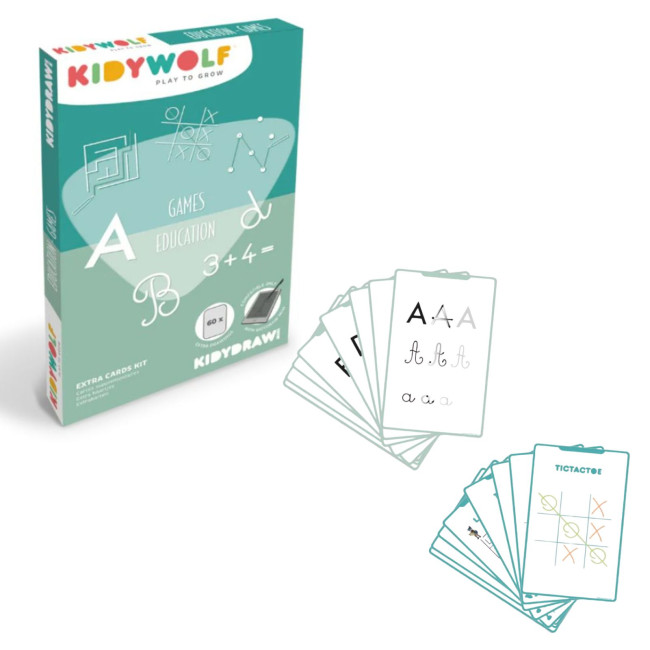 Kidywolf 60 Κάρτες για τα Mini Tablet Ζωγραφικής με Θέμα Kidywolf 60 Κάρτες για τα Mini Tablet Ζωγραφικής με Θέμα