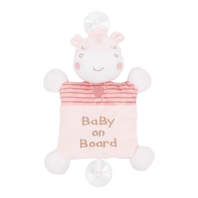 Kikka Boo Σήμα "Baby on Board" Με Βεντούζα Hippo Dreams