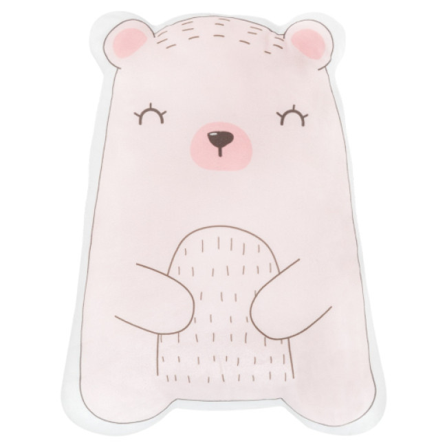 Kikka Boo Διακοσμητικό Μαξιλάρι - Λούτρινο Bear With Me Pink