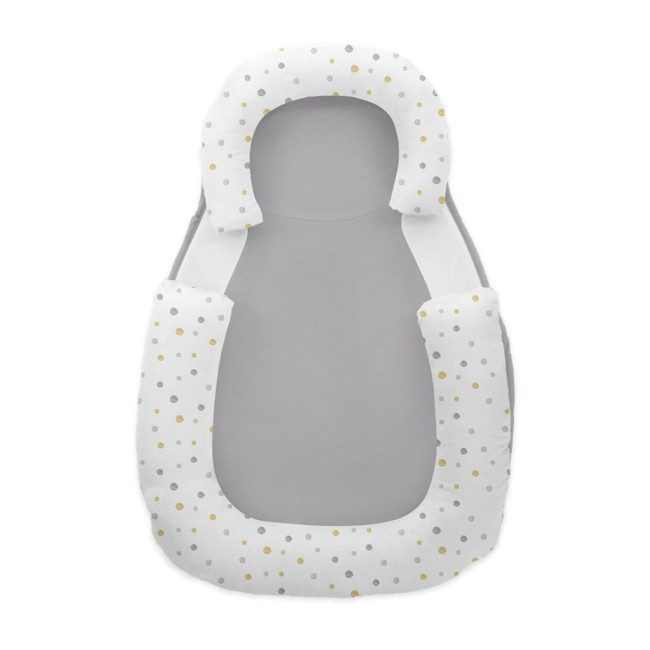 Kikka Boo Μαξιλάρι - Φωλιά Ύπνου Memory Foam Anti-Rollover Positioner Dots Grey