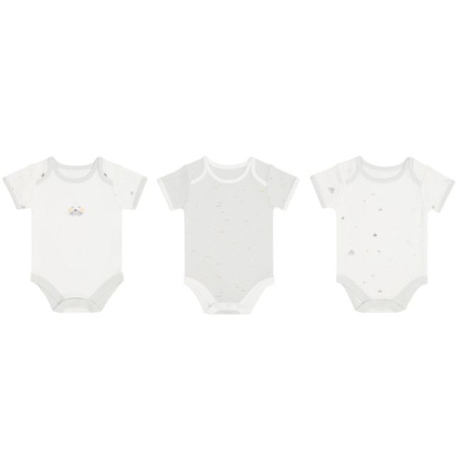 KikkaBoo Σετ Κορμάκια 3τμχ 0-3m Seally Me