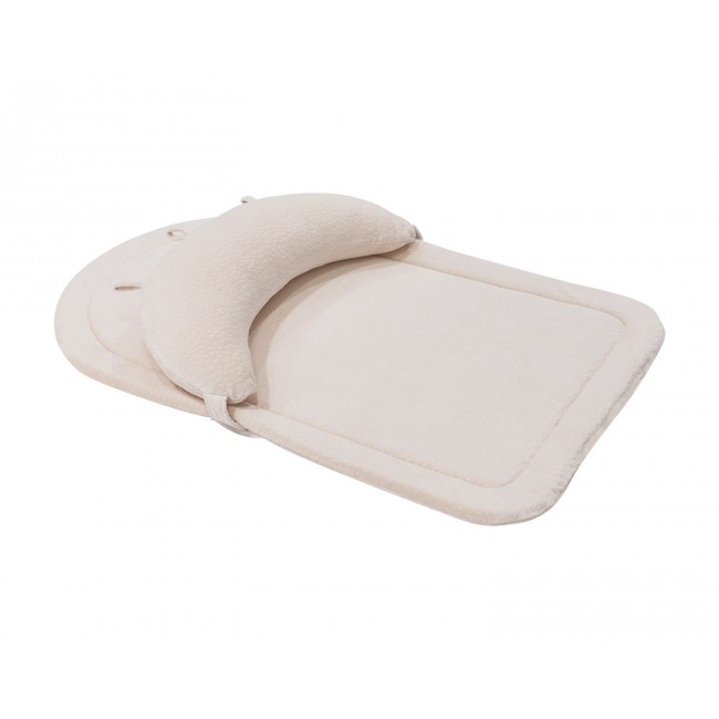 Kikka Boo Βρεφικό Στρωματάκι Δραστηριοτήτων Tummy Time Playmat Beige Velvet