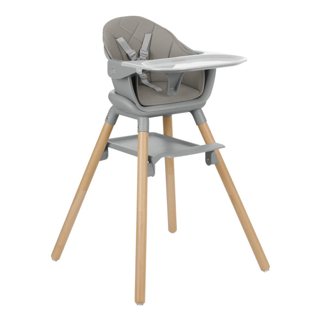 Kikka Boo Καρέκλα Φαγητού 6σε1 Woody Grey 2024