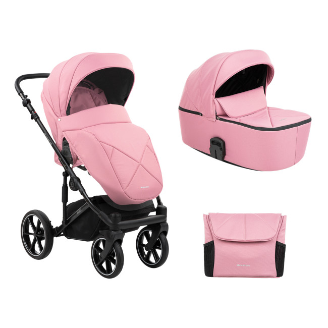 Kikka Boo Πολυκαρότσι 2σε1 Με Σκληρό Πορτ Μπεμπέ Amani Pink