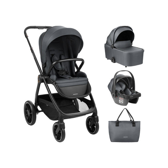Kikka Boo Πολυκαρότσι 3σε1 Modena Dark Grey