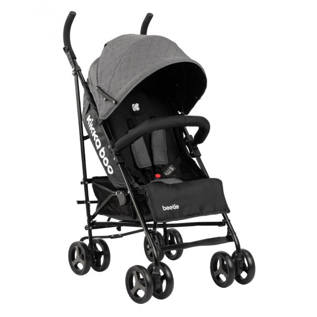Kikka Boo Καρότσι Μπαστούνι Beetle Dark Grey