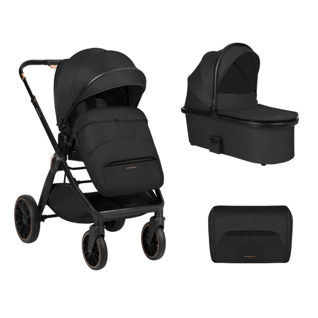 Kikka Boo Πολυκαρότσι 2σε1 Με Πορτ Μπεμπέ Tiffany Black 2024