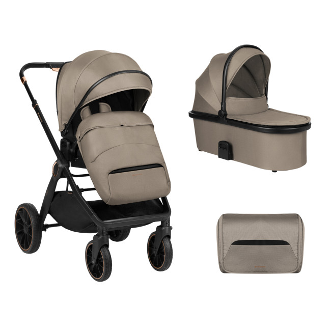 Kikka Boo Πολυκαρότσι 2σε1 Με Πορτ Μπεμπέ Tiffany Beige 2024