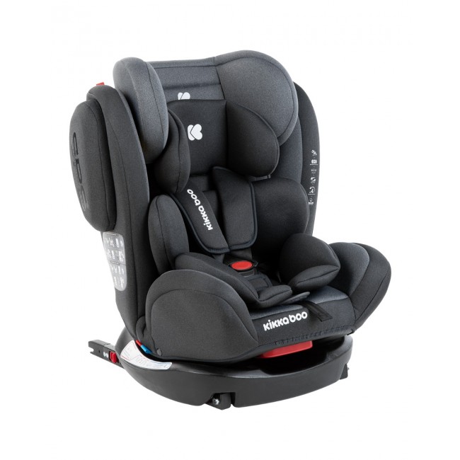 Kikka Boo Κάθισμα Αυτοκινήτου 0-1-2-3 (0-36 kg) 4 Fix DOUBLE ISOFIX Dark Grey 2020