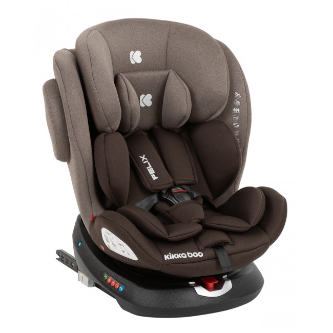 Kikka Boo Κάθισμα Αυτοκινήτου 0-1-2-3 (0-36 kg) Felix ISOFIX Brown