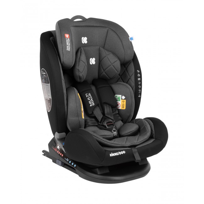 Kikka Boo Κάθισμα Αυτοκινήτου 0-1-2-3 (0-36 kg) Multistage ISOFIX Black