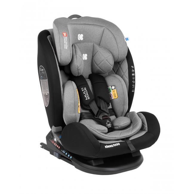 Kikka Boo Κάθισμα Αυτοκινήτου 0-1-2-3 (0-36 kg) Multistage ISOFIX Dark Grey