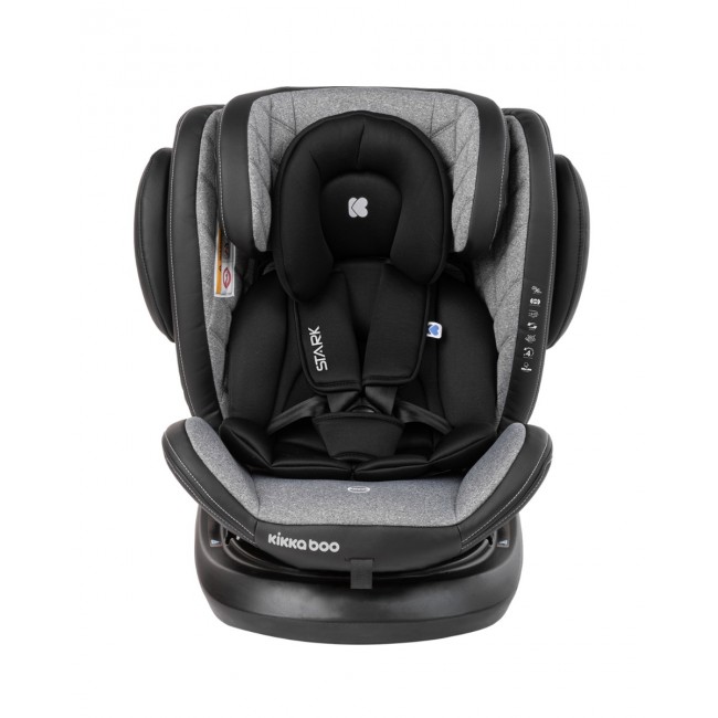 Kikka Boo Κάθισμα Αυτοκινήτου 0-1-2-3 (0-36 kg) Stark ISOFIX Light Grey 2023
