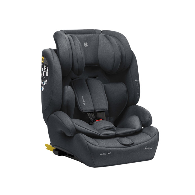 Kikka Boo Κάθισμα Αυτοκινήτου 76-150cm i-Bronn i-SIZE Grey