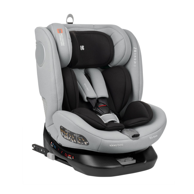 Kikka Boo Κάθισμα Αυτοκινήτου 40-150cm i-Moove i-SIZE Light Grey