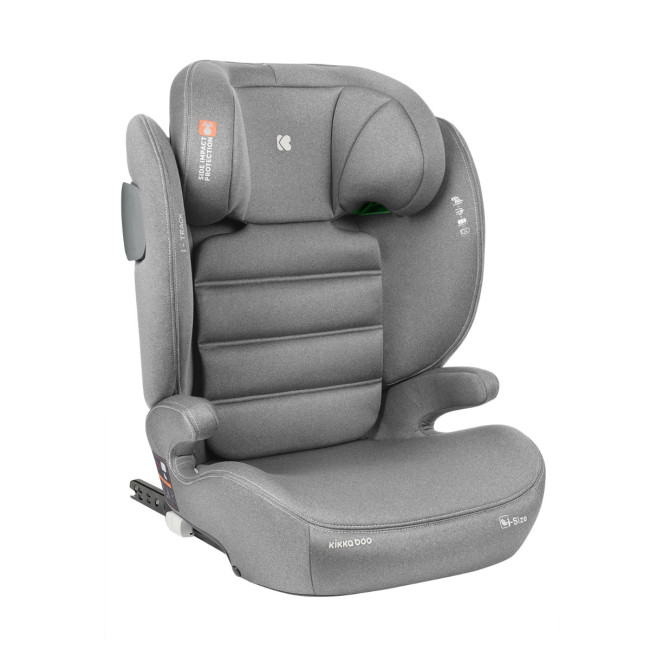 Kikka Boo Κάθισμα Αυτοκινήτου 100-150cm i-Track i-SIZE Light Grey