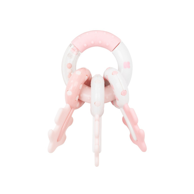 Kikka Boo Κουδουνίστρα Μπρελόκ Key Ring Pink