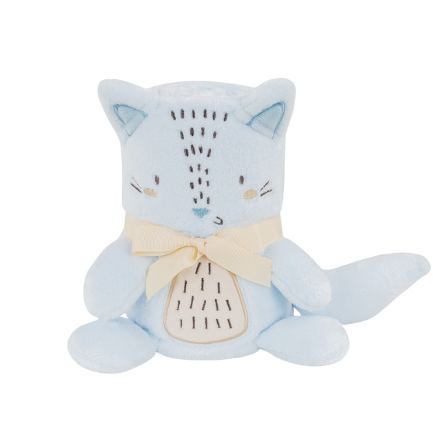 Kikka Boo Τρισδιάστατη Κεντητή Κουβέρτα Δώρου Little Fox