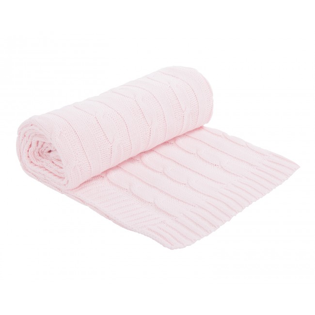 Kikka Boo Πλεκτή Κουβέρτα Light Pink