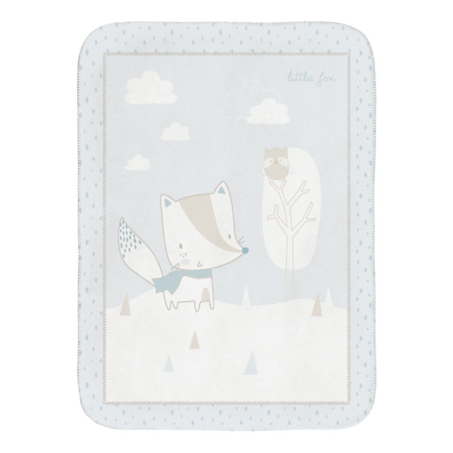 Kikka Boo Πολύ Μαλακή Κουβέρτα 80x110cm Little Fox