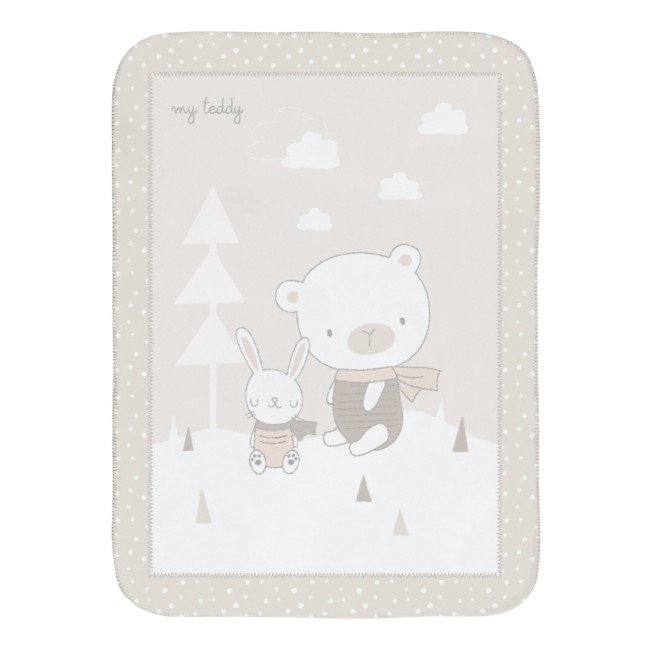 Kikka Boo Πολύ Μαλακή Κουβέρτα 110x140cm My Teddy