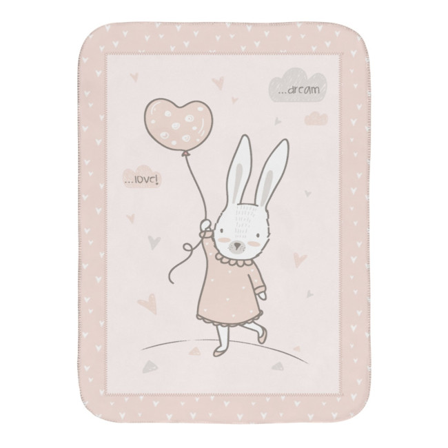 Kikka Boo Πολύ Μαλακή Κουβέρτα 110x140cm Rabbits In Love