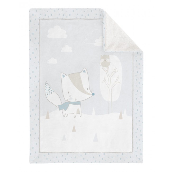 Kikka Boo Πολύ Μαλακή Κουβέρτα Σέρπα 110x140cm Little Fox